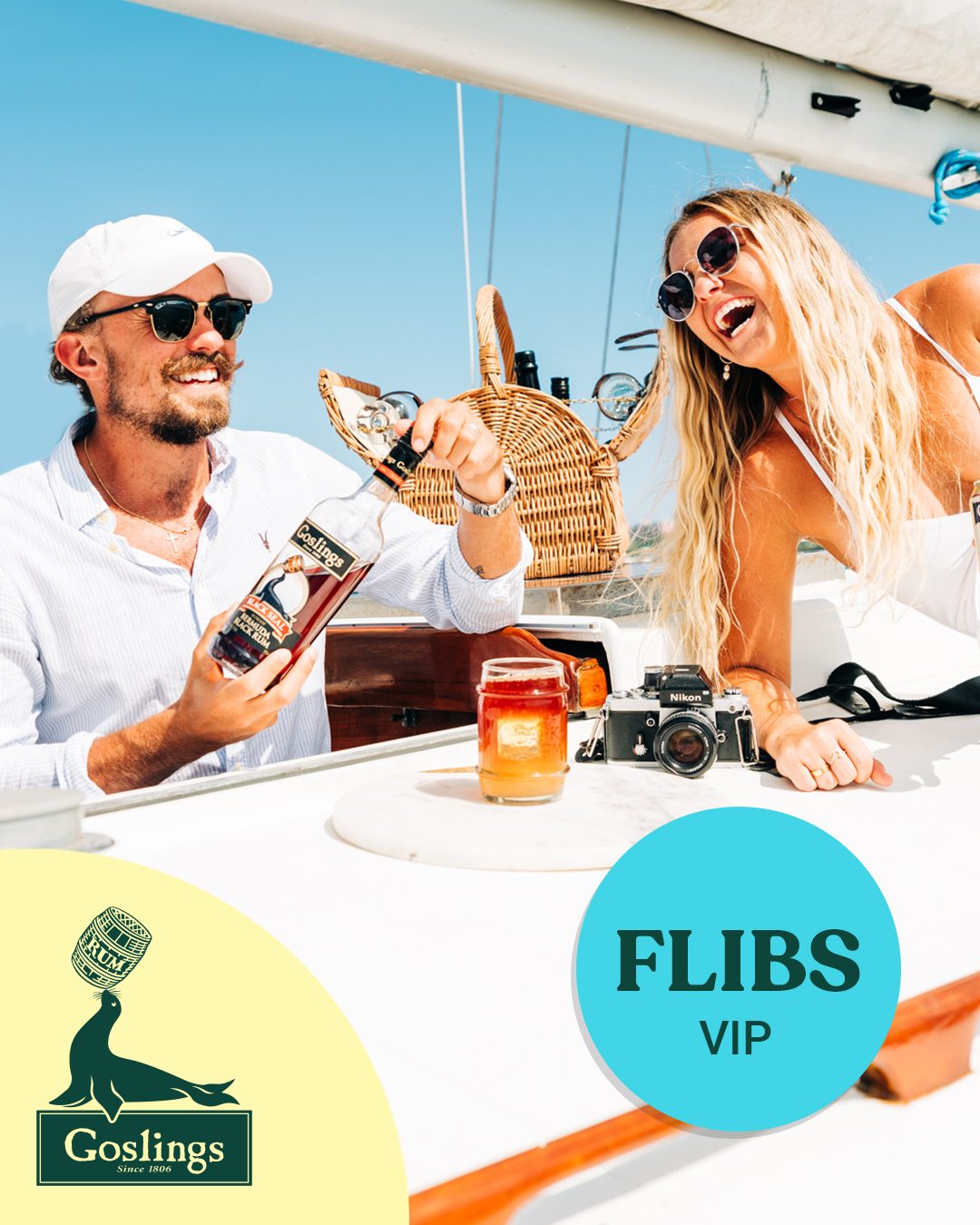 VIP boat show giveaway - Goslings Rum